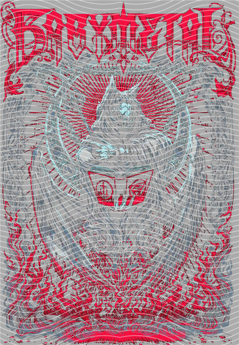 Metal band half tone-MB 380